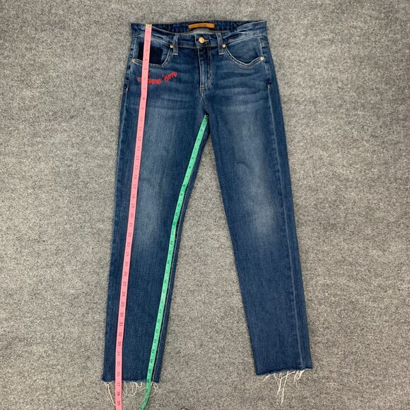 Joes Jean Womens 25 The Smith Mid Rise Straight Ankle Cropped Love Em Leave Em - Picture 9 of 15